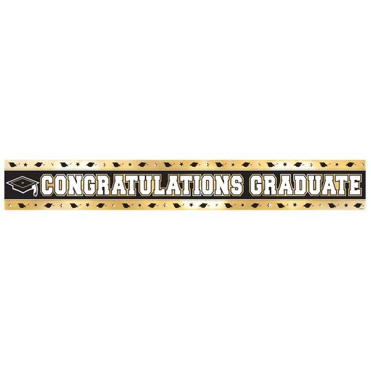 9ft. Congratulations Graduate Foil Banners, 10ct.